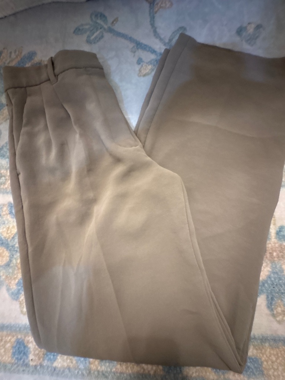Aritzia The Effortless Pant High Waisted Tailored Trousers Taupe